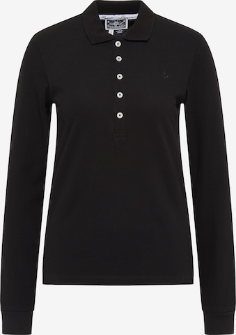 DreiMaster Maritim Shirt in Black: front