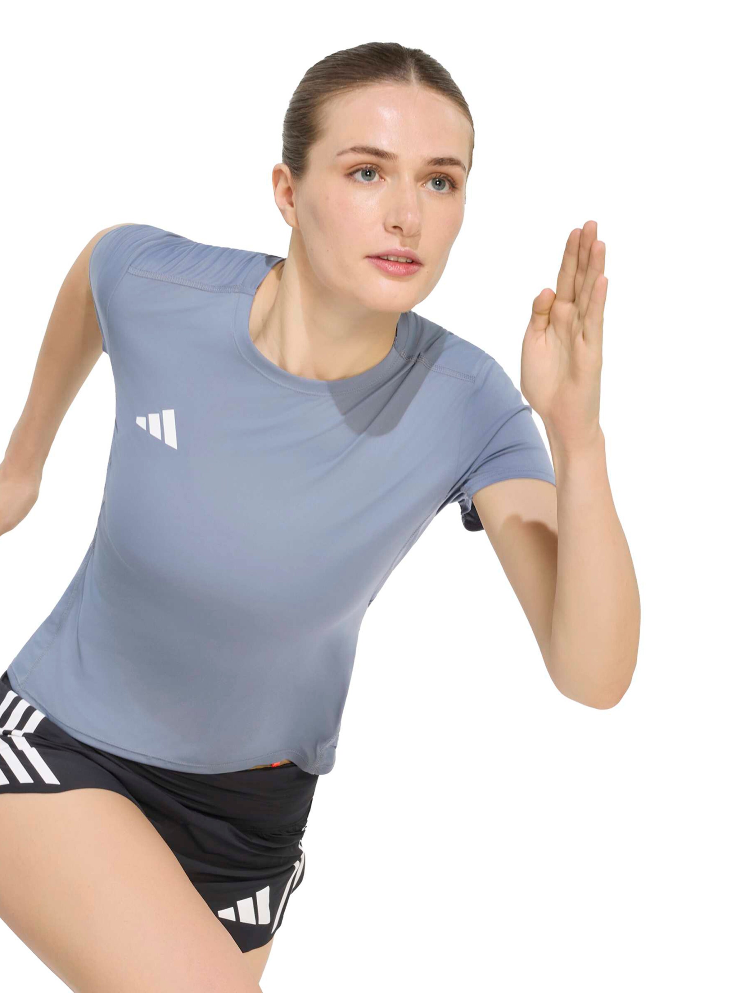 ADIDAS PERFORMANCE Функционална тениска 'ADIZERO' в синьо