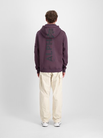Sweat-shirt ALPHA INDUSTRIES en violet