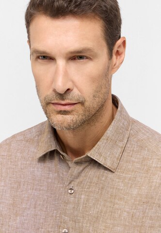 ETERNA Regular Fit Hemd in Braun
