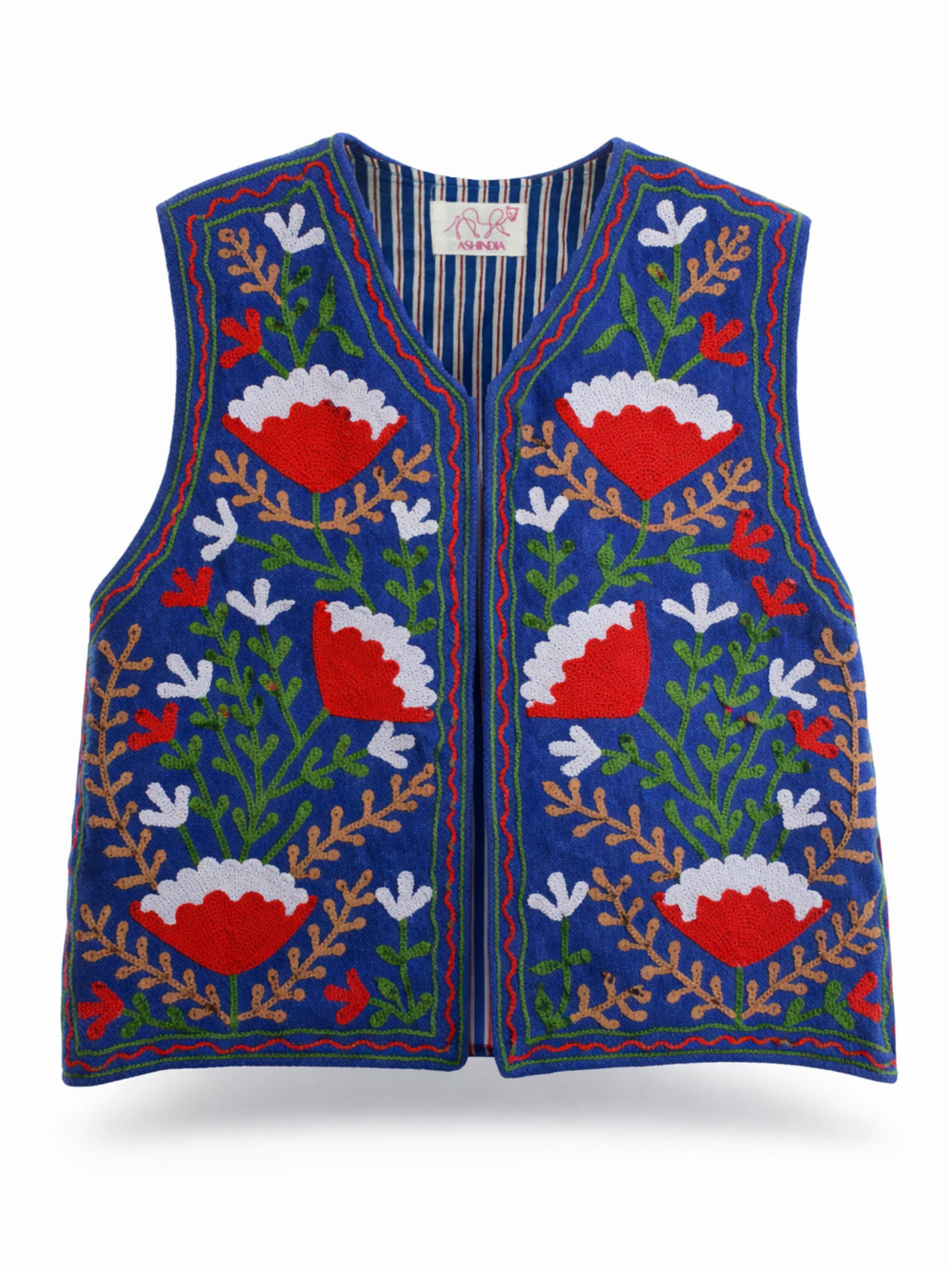 ASHINDIA Vest 'Susi-Weste-ash-1' in Mixed colors: front