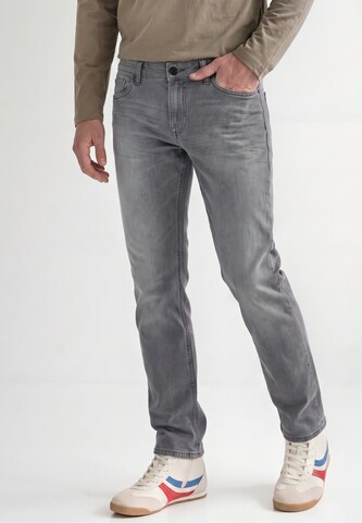 Street One MEN Regular Jeans in Grau: Vorderseite
