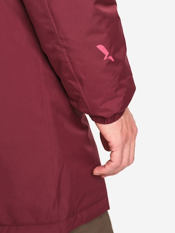 AIGLE Übergangsparka 'RAINPACK WARM 90' in Rot: Seite