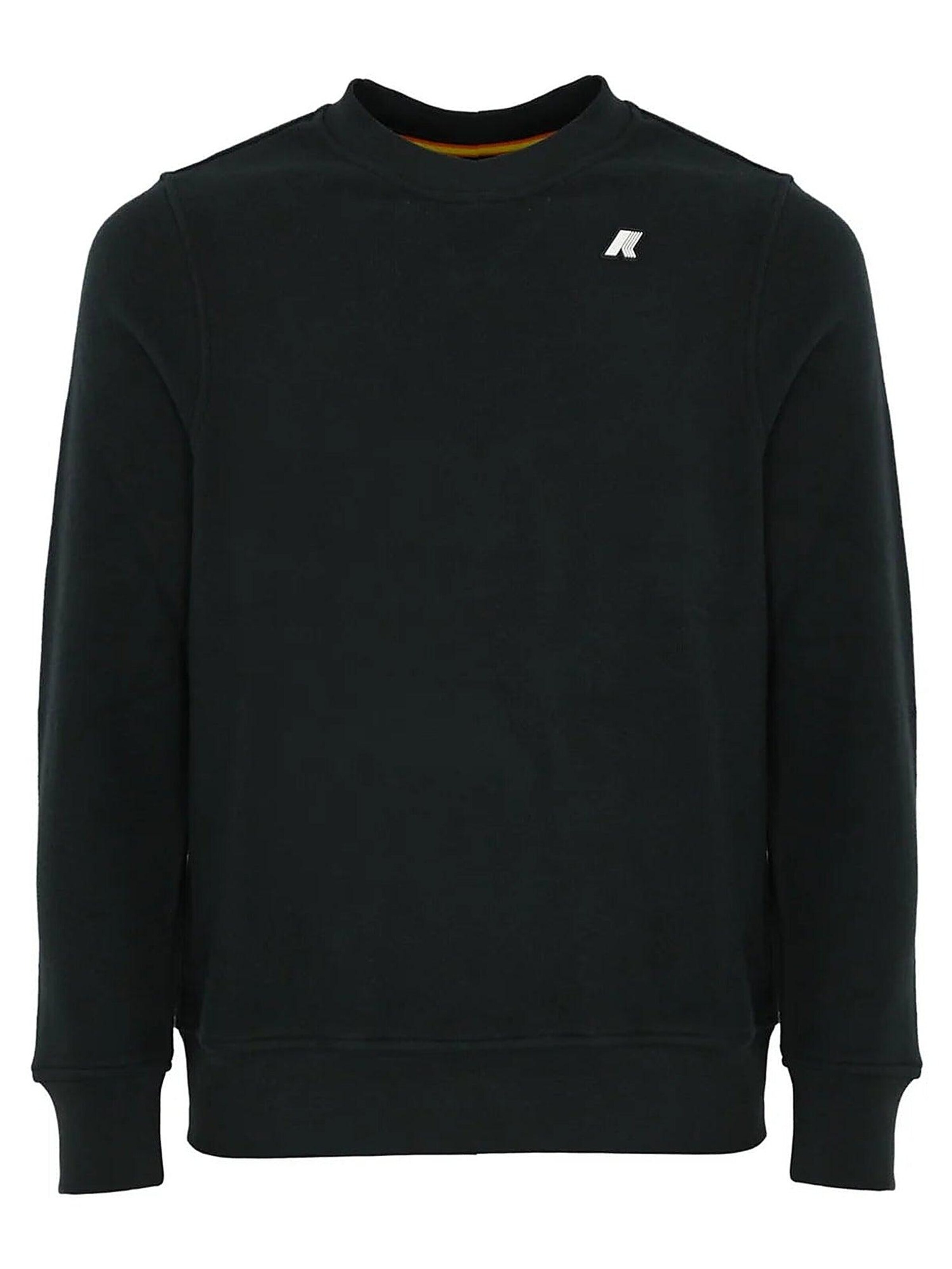 K-Way Sweatshirt‌‌‌ in Schwarz: Vorderseite
