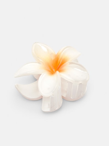 Pull&Bear Украшение за коса 'HIBISCUS' в бяло