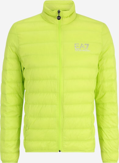 EA7 Emporio Armani Winterjas in de kleur Grijs / Limoen, Productweergave