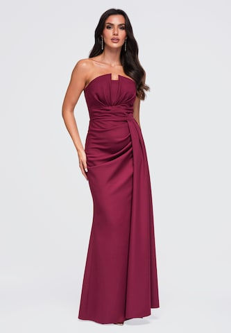 Ombre Evening dress 'Zulma' in Red