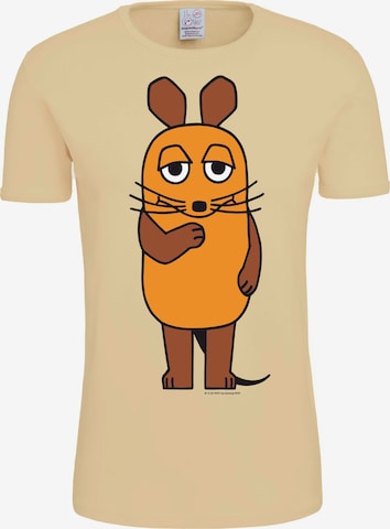 LOGOSHIRT Shirt in Brown: front