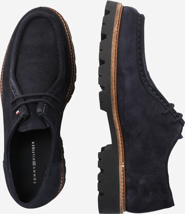 TOMMY HILFIGER Lace-Up Shoes 'WALLABEE' in Blue
