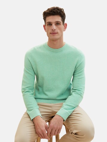 TOM TAILOR Pullover in Grün