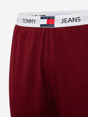 Tommy Jeans - Tapered Pantalón 'Heritage' en rojo