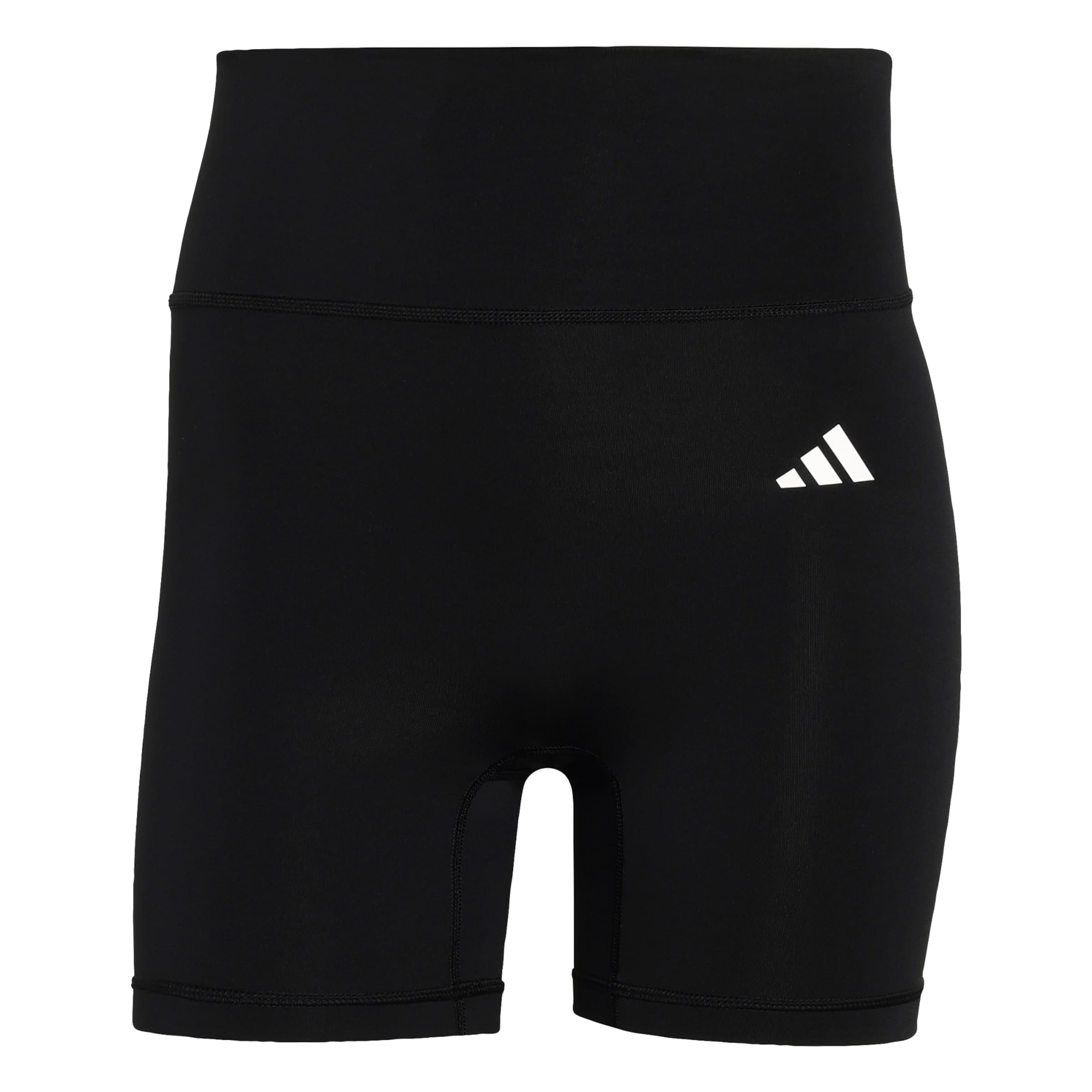 ADIDAS PERFORMANCE Skinny Sportshorts 'Optime Essentials' in Schwarz: Vorderseite