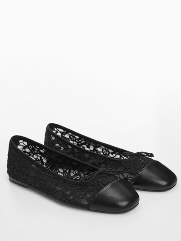 MANGO Ballerina 'MARIAN' i svart