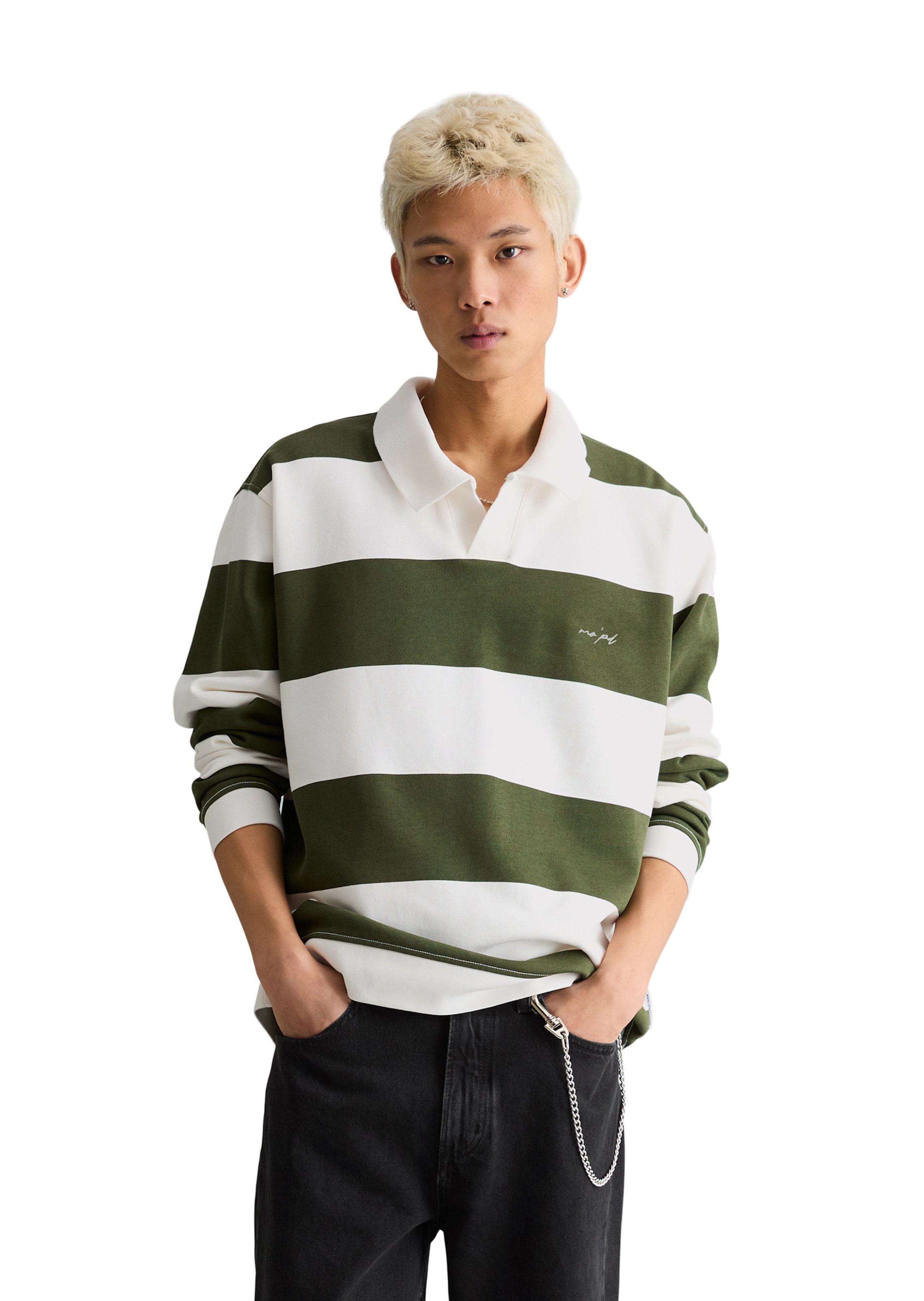 Marc O'Polo DENIM Sweatshirt in Green: front