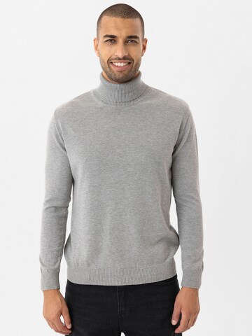 Pull-over Anou Anou en gris : devant