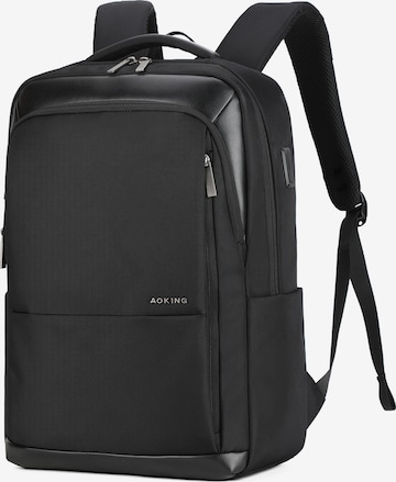 Zaino di Aoking in nero: frontale