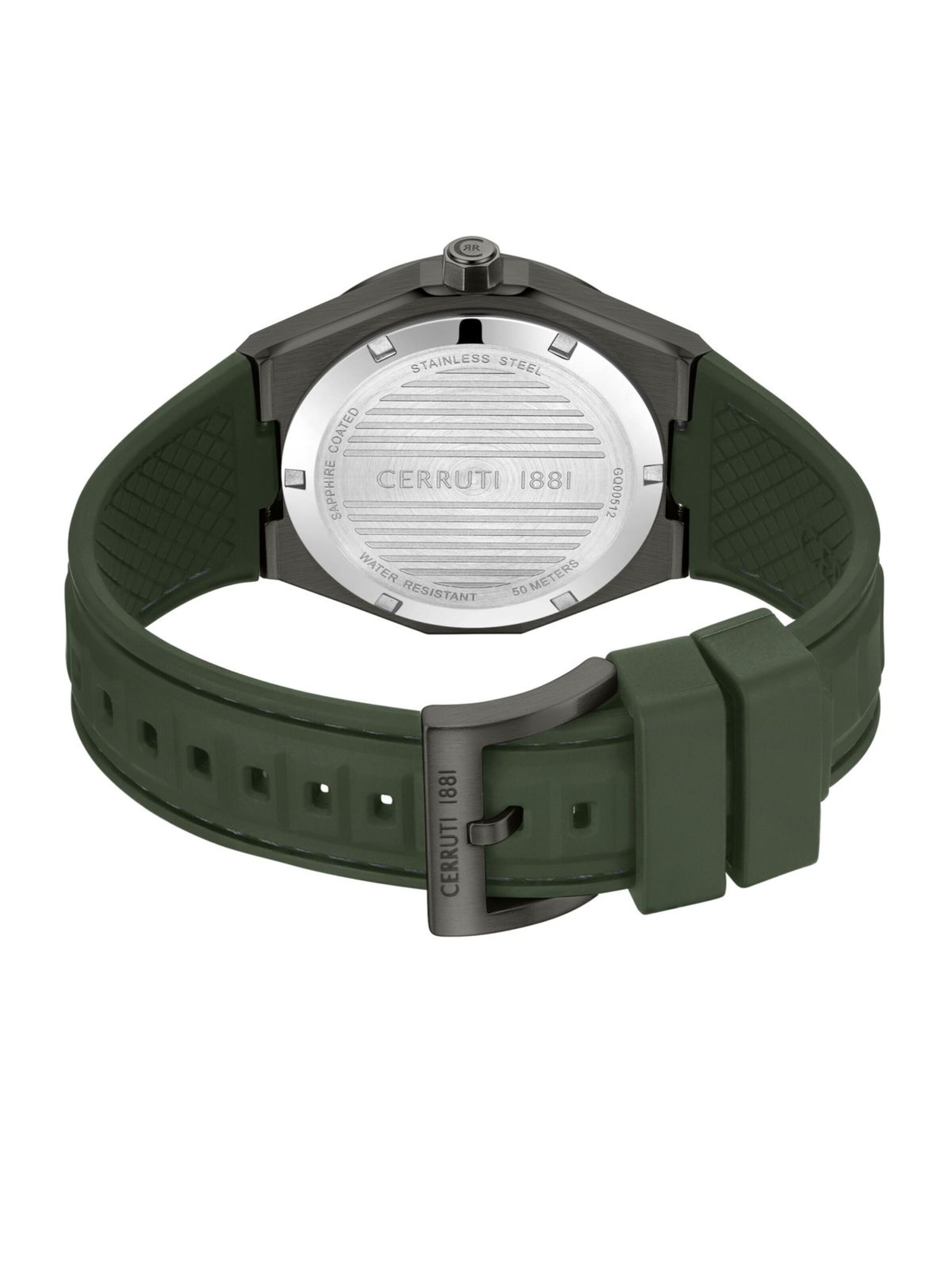 CERRUTI 1881 Analog watch 'Function watch Ravello' in Green