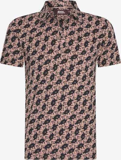 4funkyflavours Shirt 'Stone Rollin'' in de kleur Beige / Zwart, Productweergave