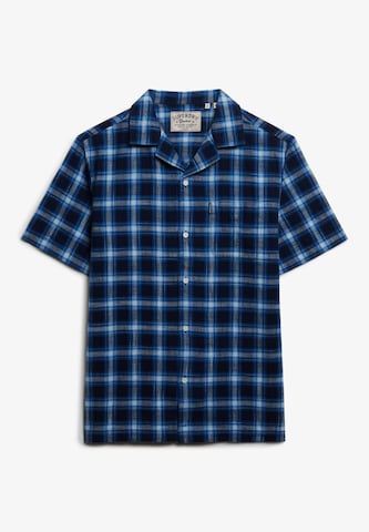 Superdry & Co Comfort Fit Hemd 'Cabana' in Blau