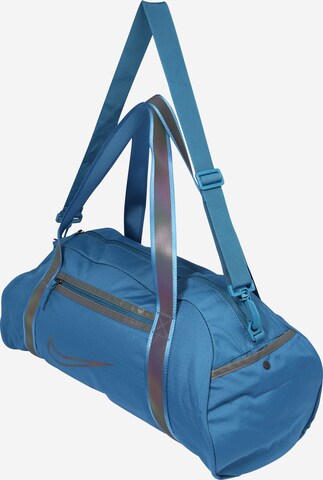 NIKE Sports Bag in Blue: front