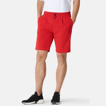 Boggi Milano Regular Pants in Red: front