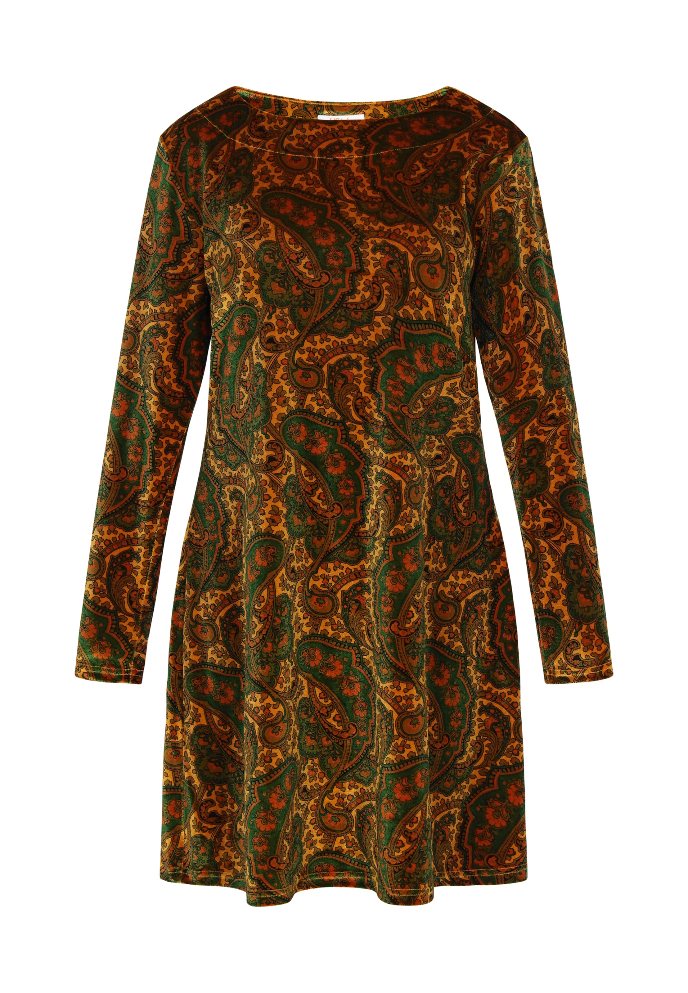 dzeltens usha FESTIVAL Kleita: no priekšpuses