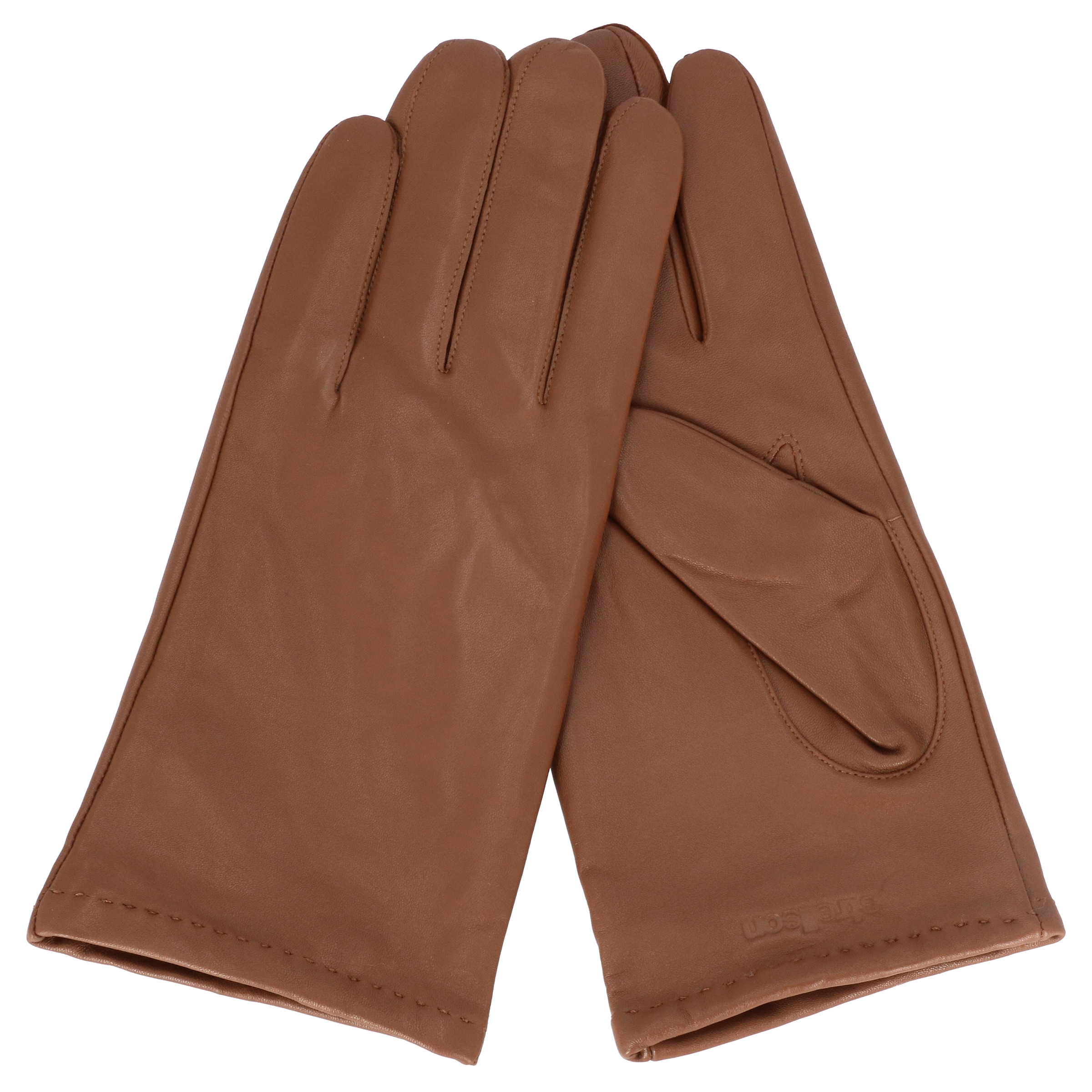 STRELLSON Full Finger Gloves in Brown