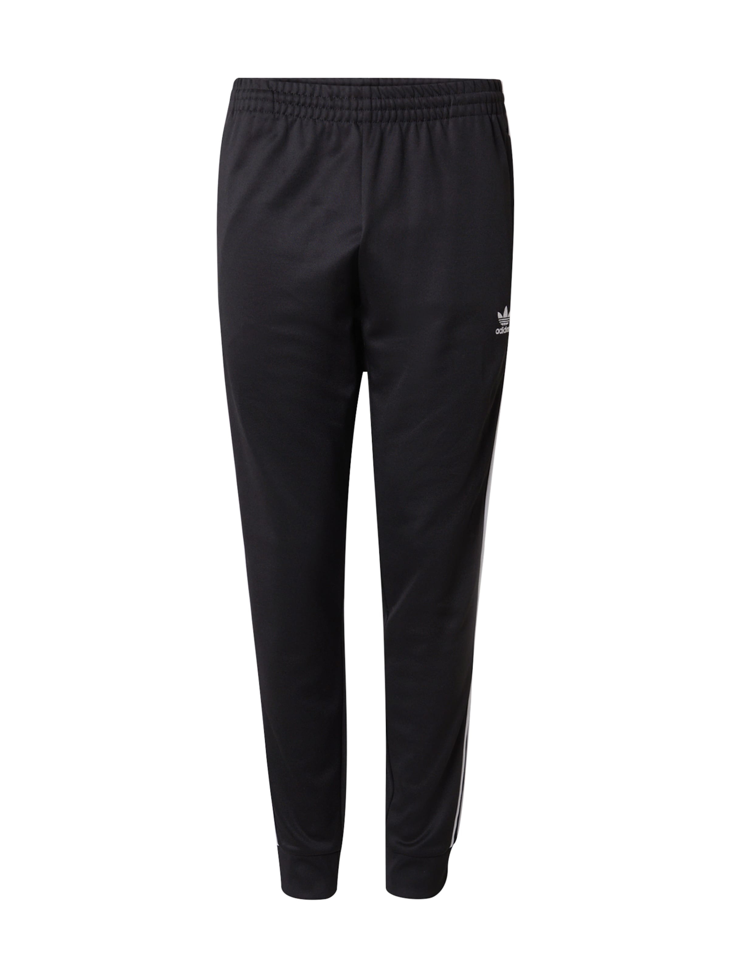 Tapered Pantaloni 'Adicolor Classics Sst' de la ADIDAS ORIGINALS pe negru: față