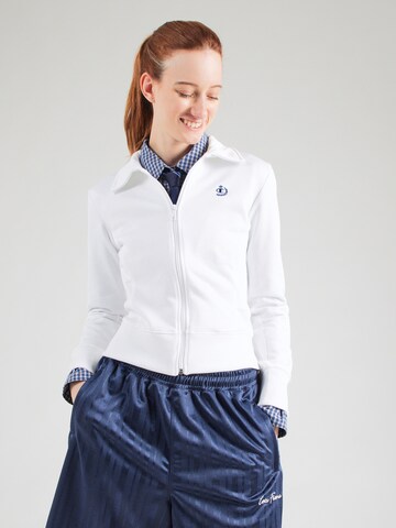 Giacca di felpa di Champion Authentic Athletic Apparel in bianco: frontale