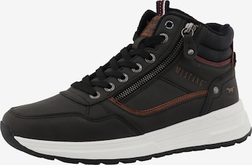 MUSTANG High-top trainers 'Luciano' in Black: front