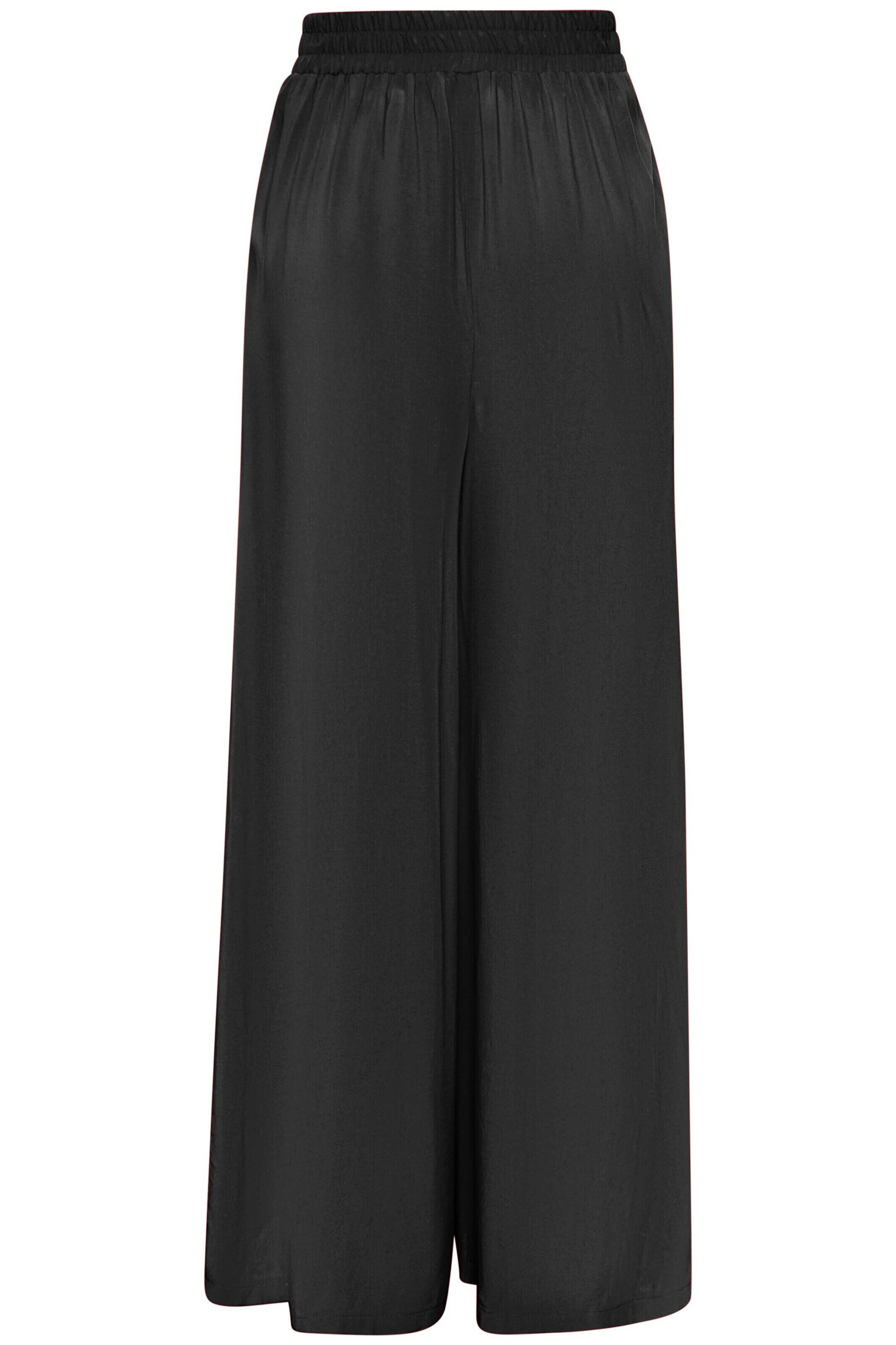 BUFFALO Laiad sääred Voltidega püksid, värv must