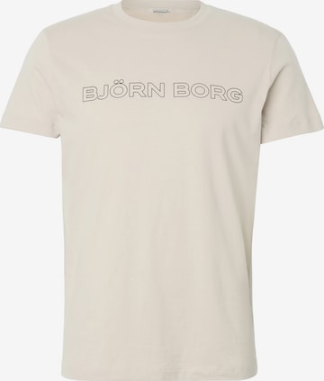 BJÖRN BORG T-Shirt in Beige: Vorderseite