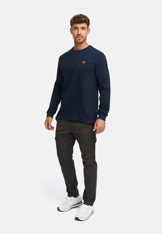 INDICODE JEANS Sweatshirt in Blue