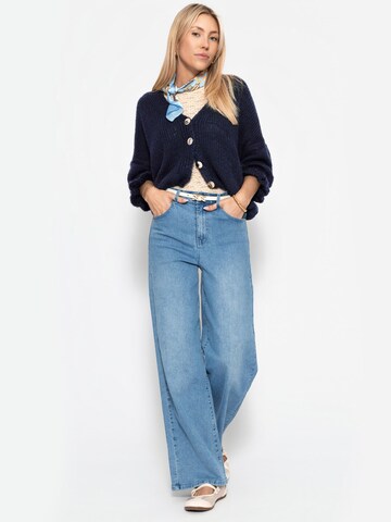 SASSYCLASSY Oversizestrickjacke‌‌‌‌‌‌‌‌‌ in Blau