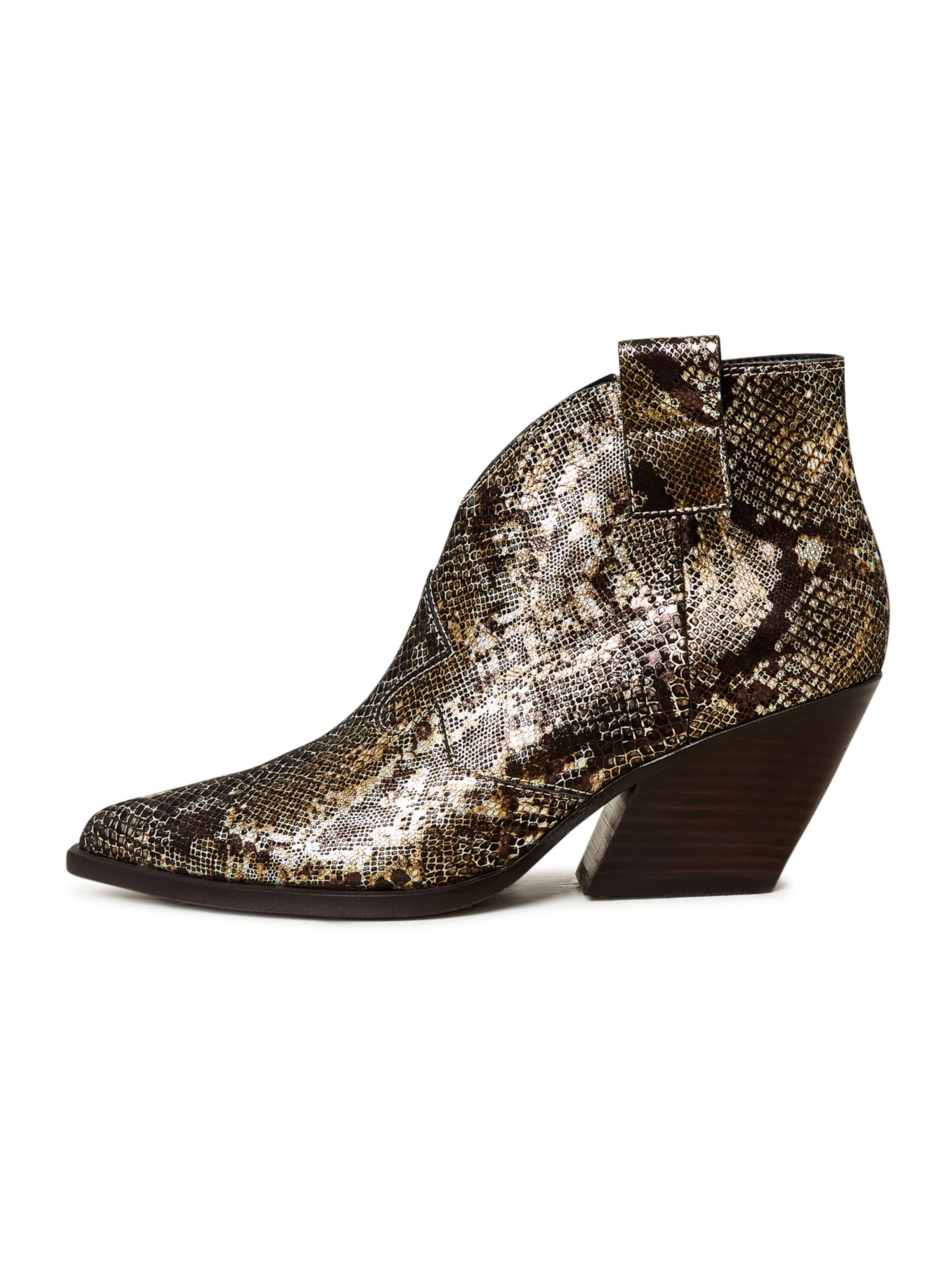 CESARE GASPARI Cowboy boot in Green: front