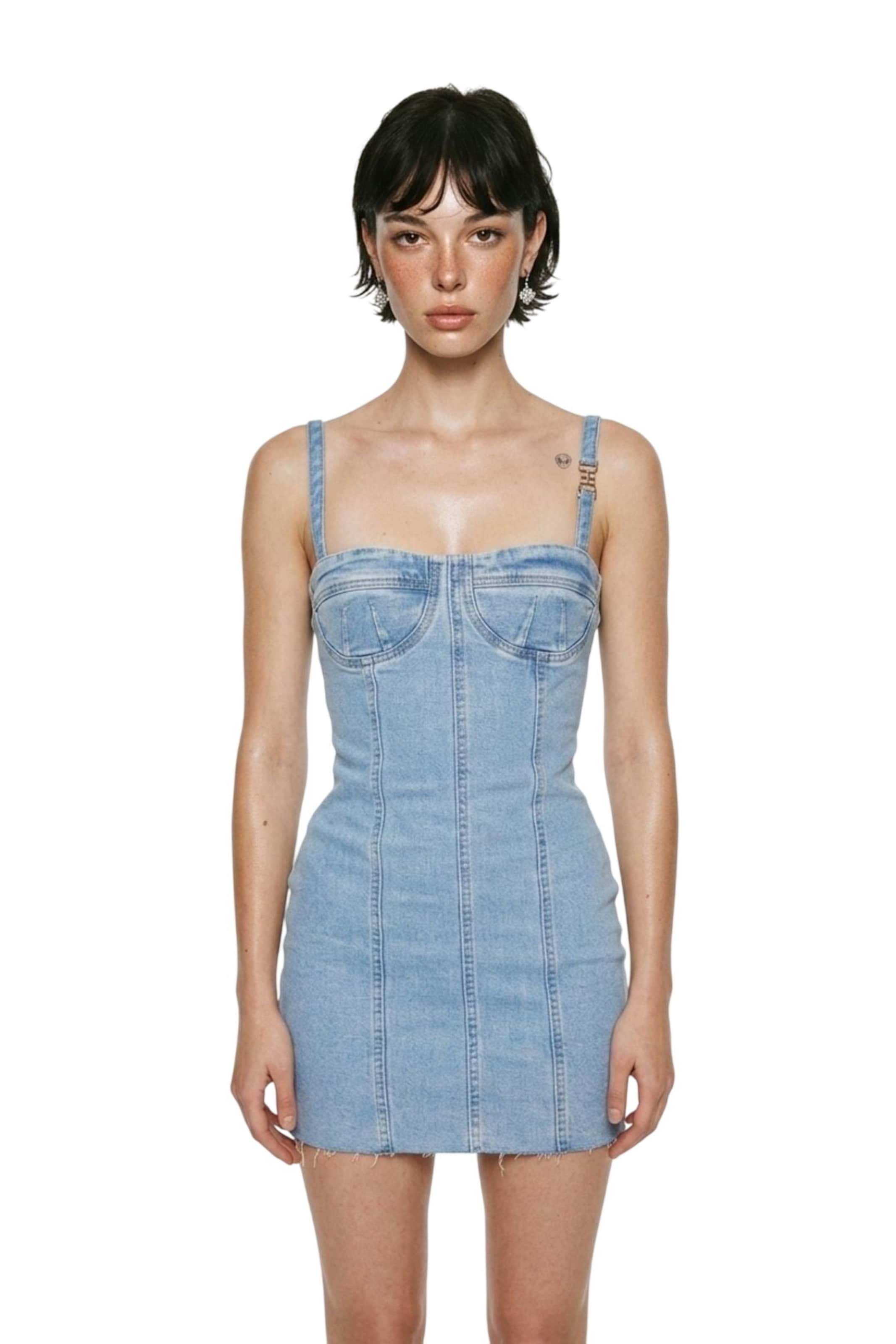 HOLLY LOLLY Kleid in Blau: Vorderseite