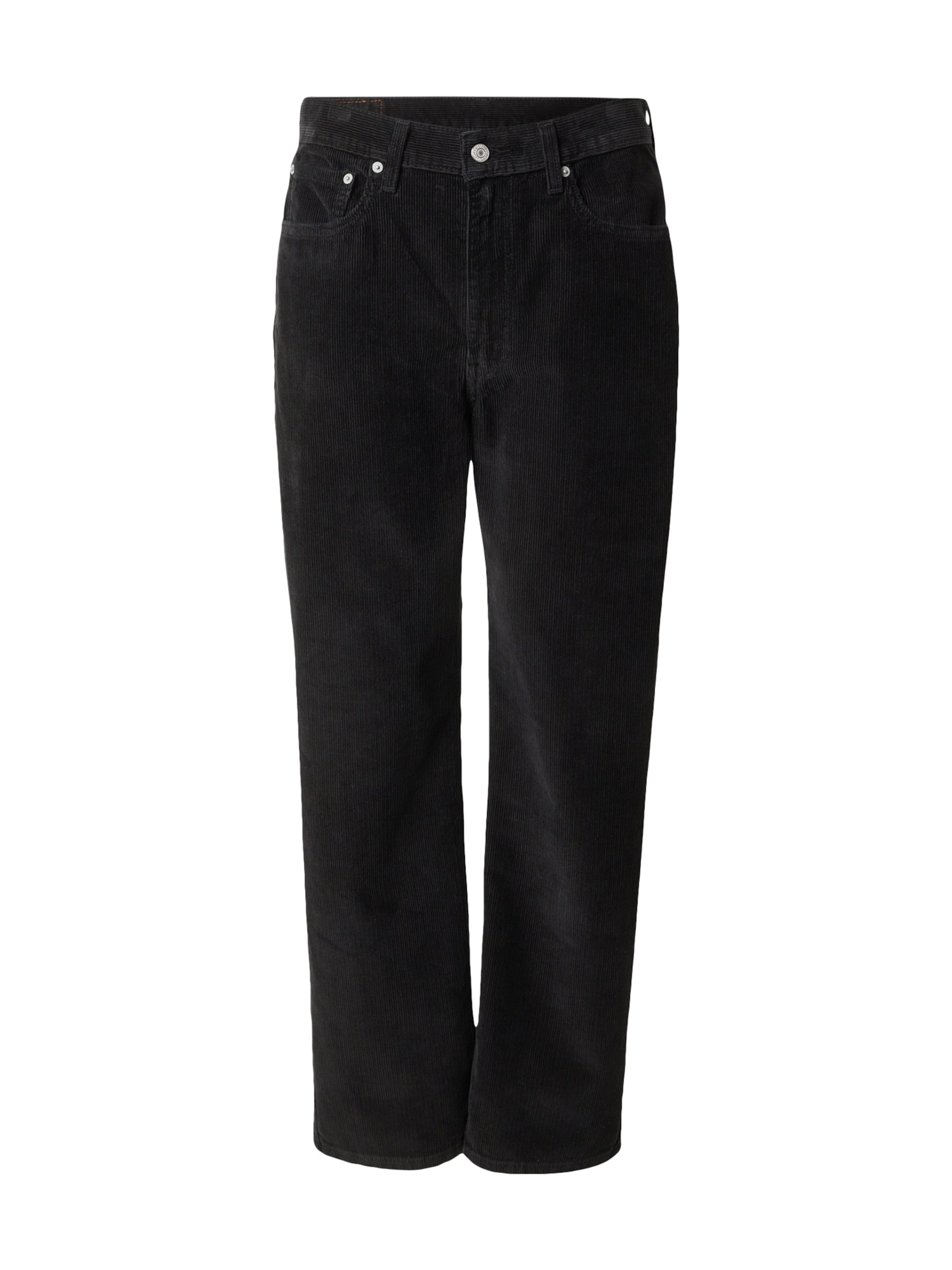 LEVI'S ® Loosefit Kalhoty '565™ Loose Straight' – černá: přední strana