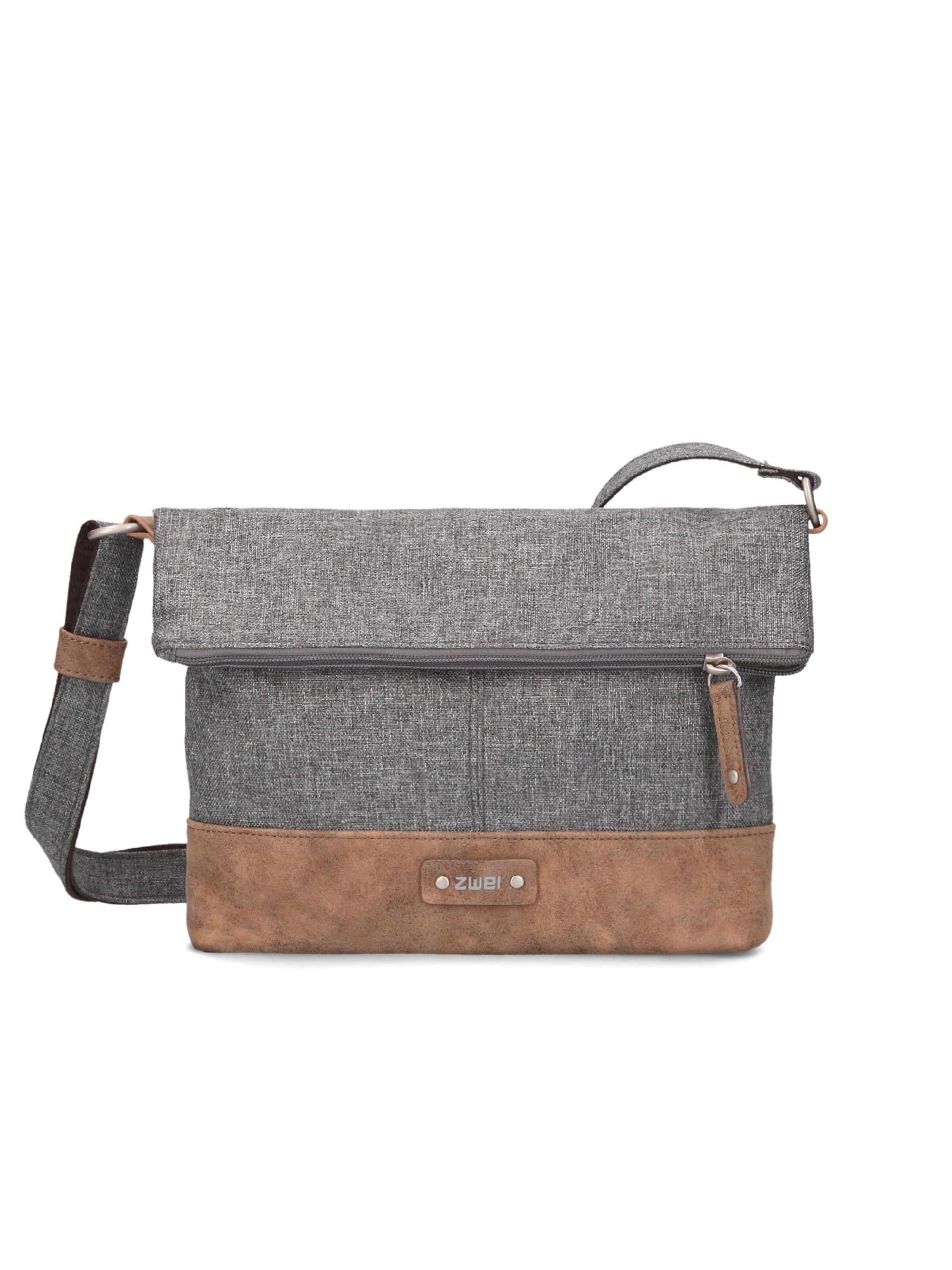 ZWEI Handbag 'OLLI OT6' in Grey: front