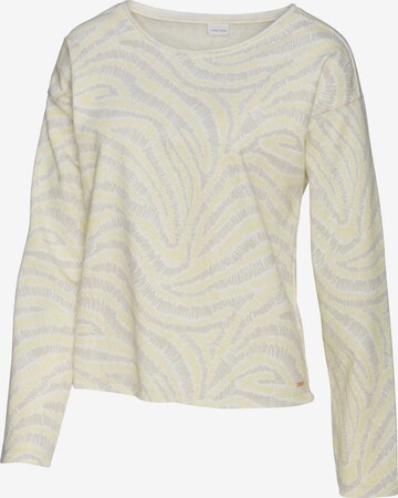 LASCANA Sweatshirt in Beige