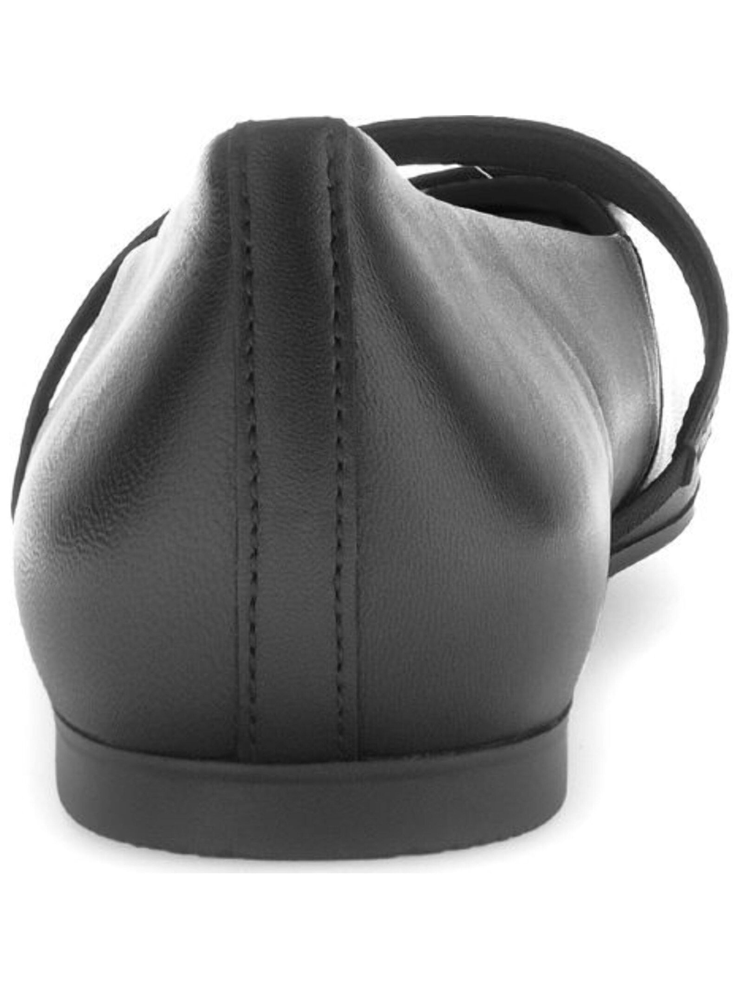 GABOR Ballerina met riempjes in Zwart