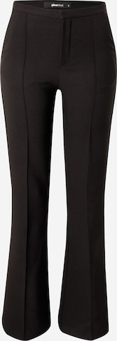Pantaloni cu dungă 'Karin' de la Gina Tricot pe negru: față