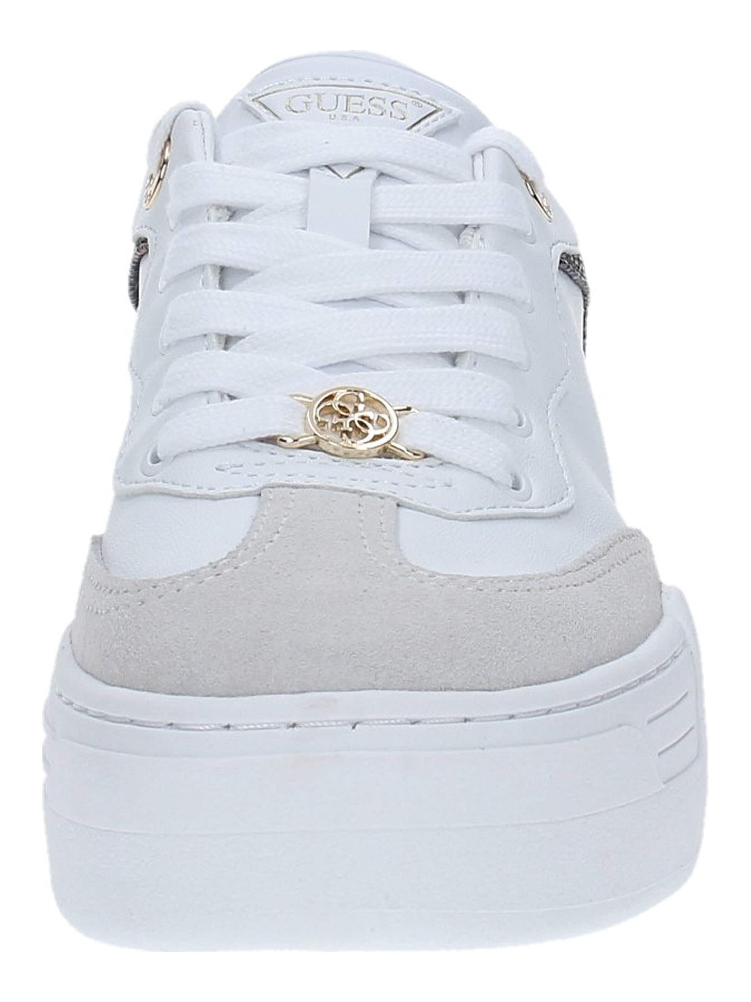 Sneaker bassa 'Guess FLPSWOELE12' di GUESS in bianco