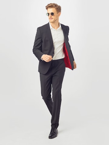 HUGO Red Slim fit Suit 'Arti' in Black