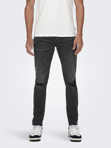 Only & Sons regular Jeans i grå: forside