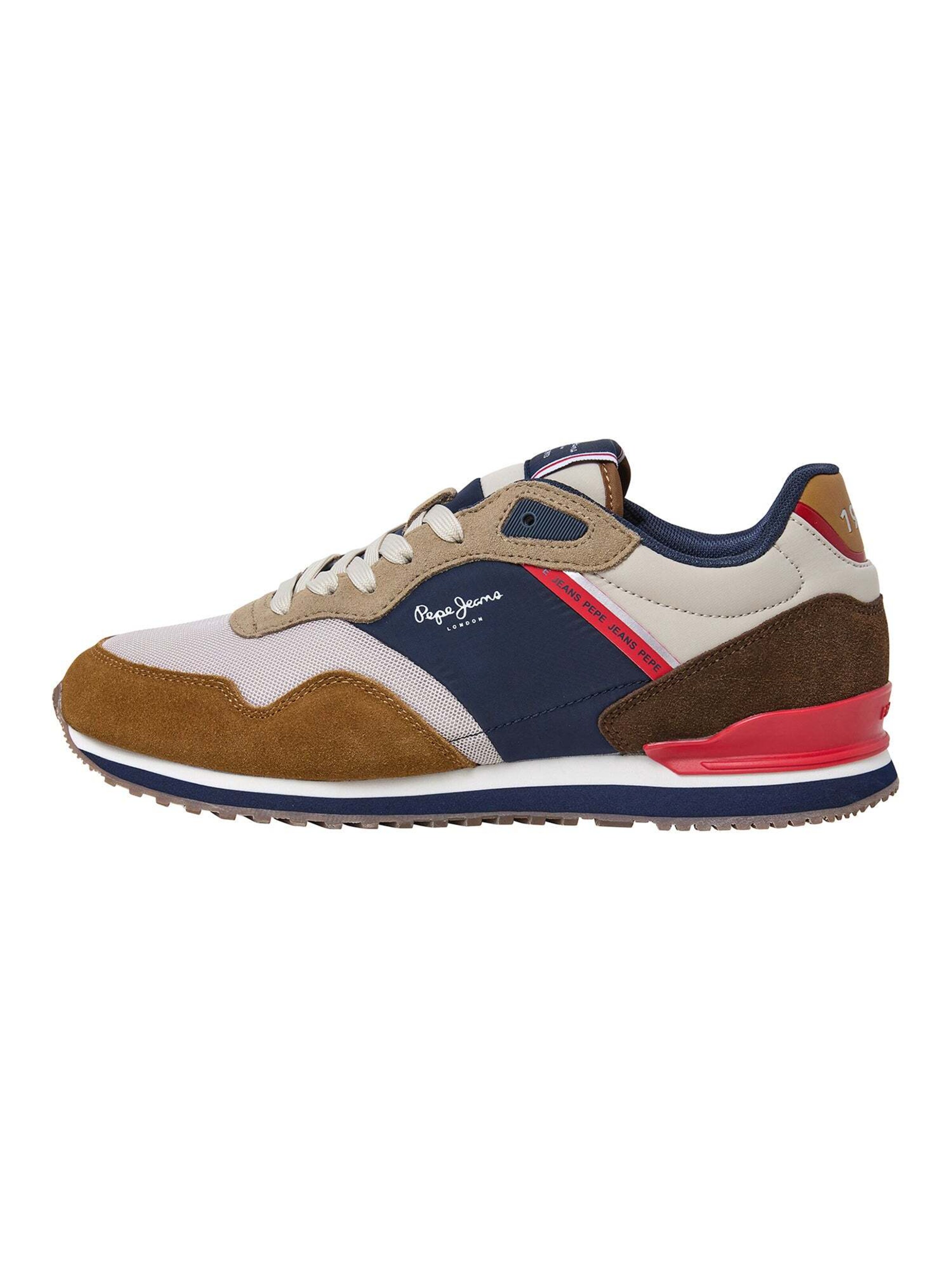Sneaker bassa di Pepe Jeans in marrone: frontale