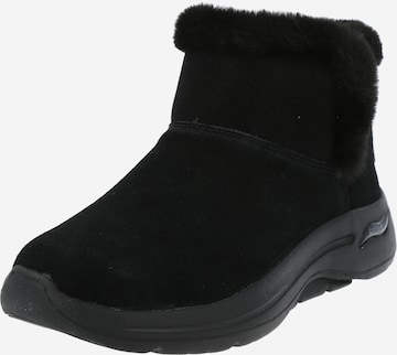 SKECHERS Snöboots 'Go Walk' i svart: framsida