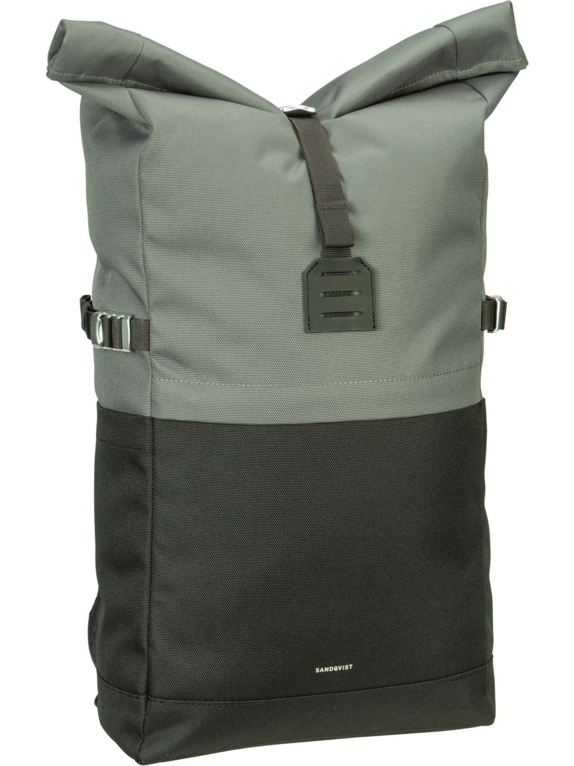 SANDQVIST Backpack in Green: front