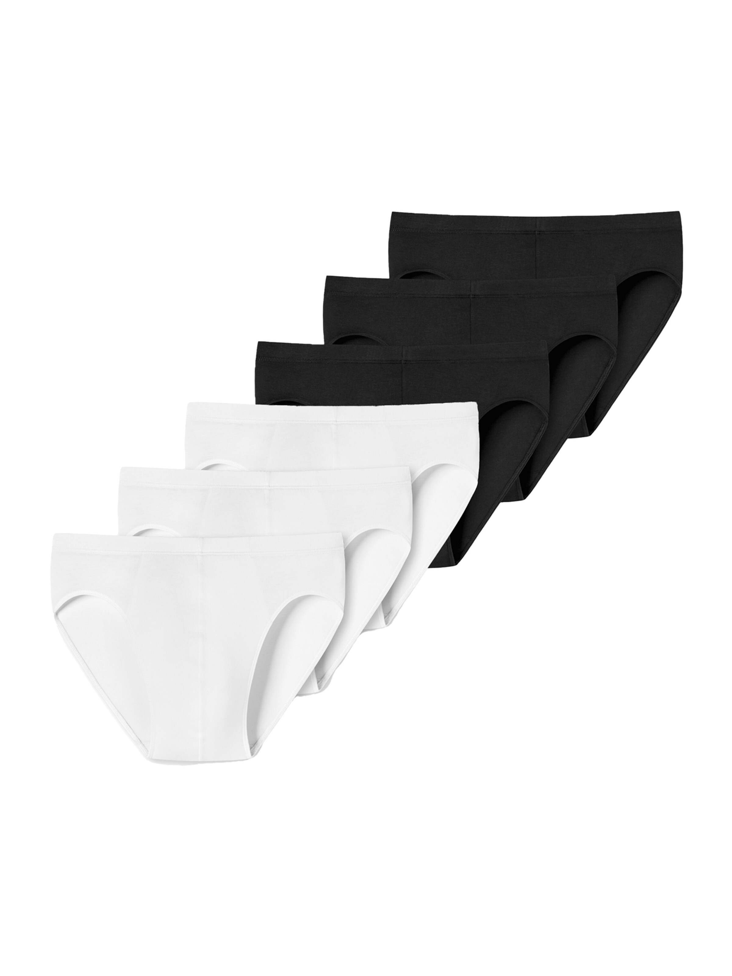 uncover by SCHIESSER Slip in de kleur Zwart gemêleerd / Wit, Productweergave