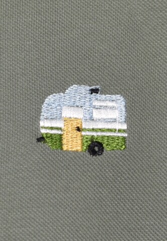 GREENBOMB Shirt 'Lifestyle Caravan' in Green