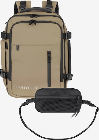 normani Backpack 'Nikaho' in Beige: front